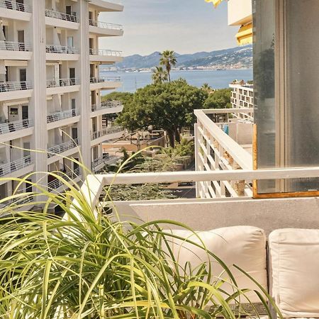 Frgk "Etoile Du Sud Terrasse Vue Mer Palm Beach" Cannes Extérieur photo