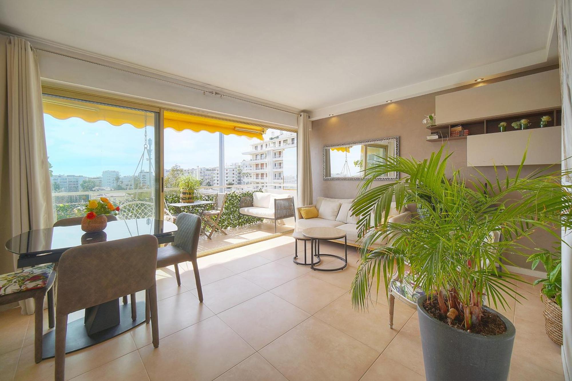 Frgk "Etoile Du Sud Terrasse Vue Mer Palm Beach" Cannes Extérieur photo