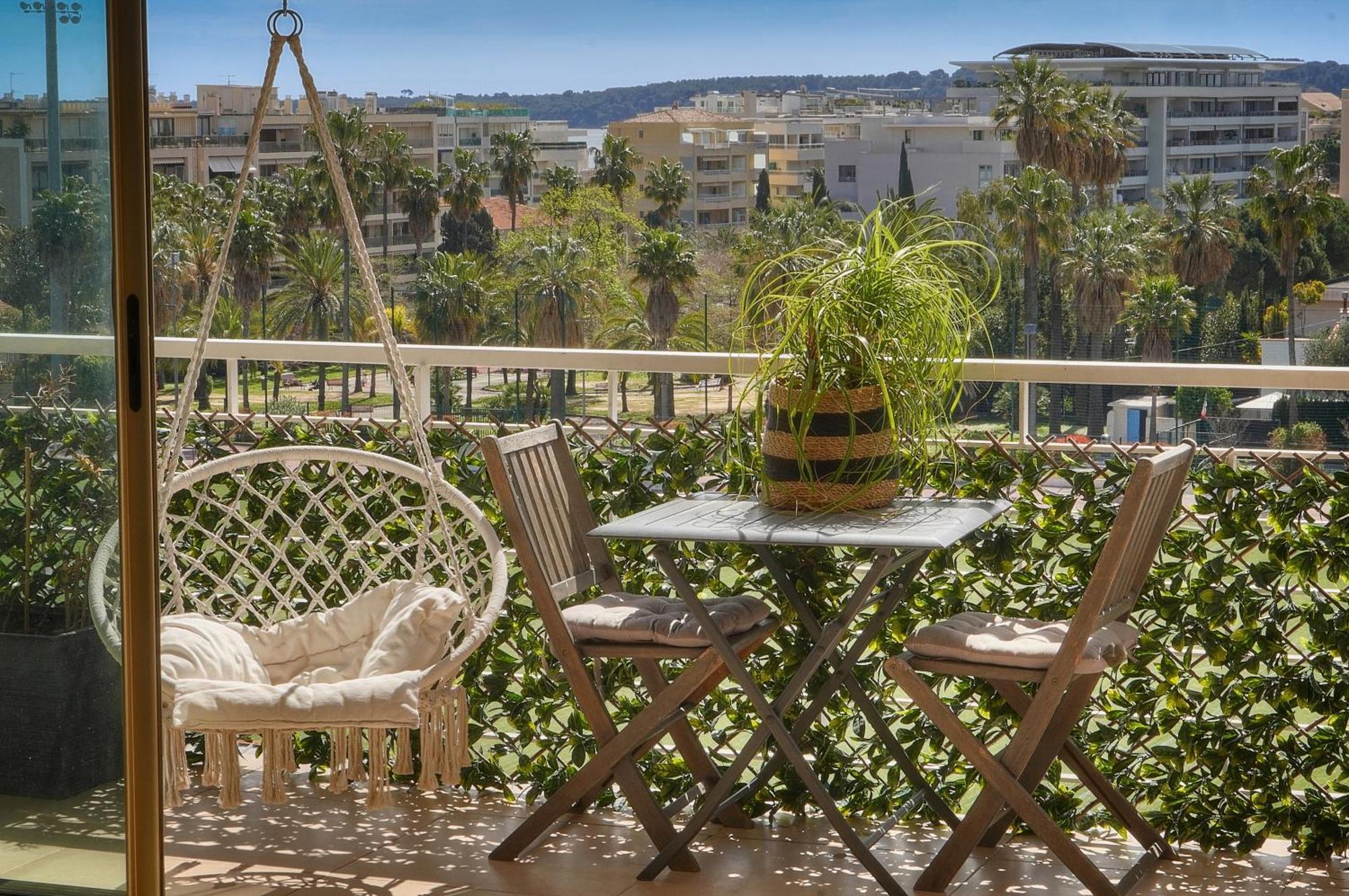 Frgk "Etoile Du Sud Terrasse Vue Mer Palm Beach" Cannes Extérieur photo