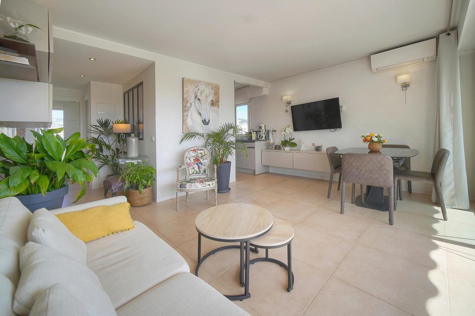 Frgk "Etoile Du Sud Terrasse Vue Mer Palm Beach" Cannes Extérieur photo