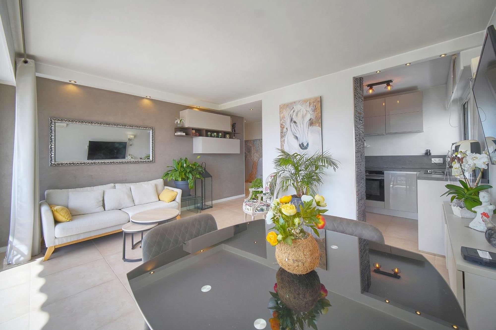 Frgk "Etoile Du Sud Terrasse Vue Mer Palm Beach" Cannes Extérieur photo