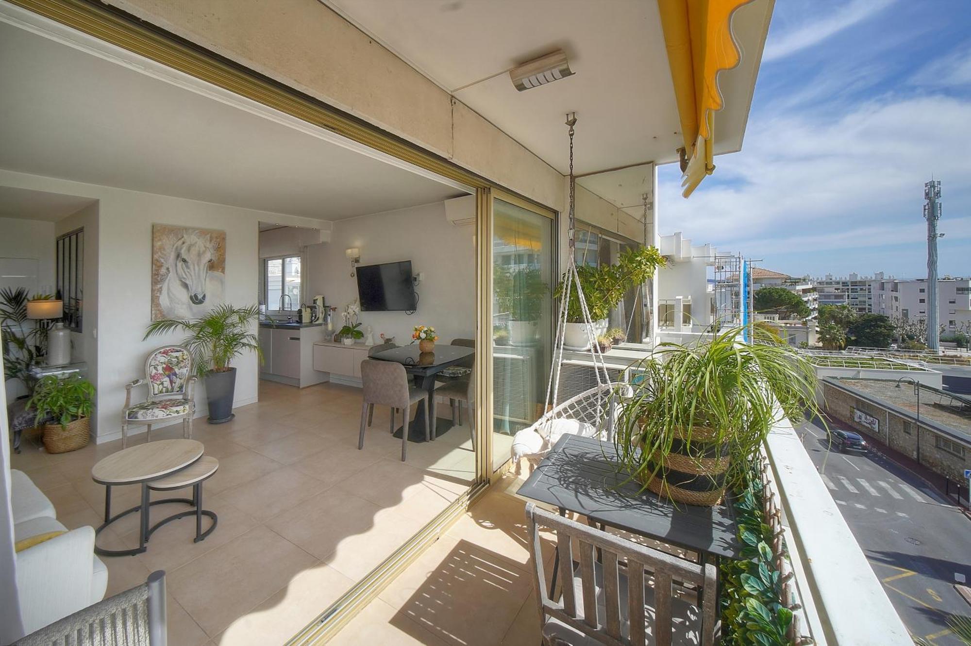 Frgk "Etoile Du Sud Terrasse Vue Mer Palm Beach" Cannes Extérieur photo